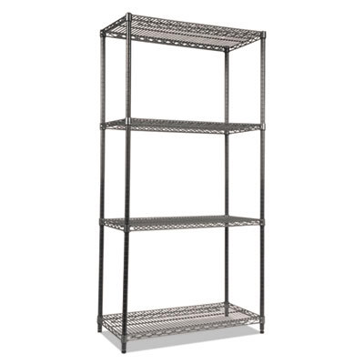 Starter Unit Wire Shelving: 4 Shelves